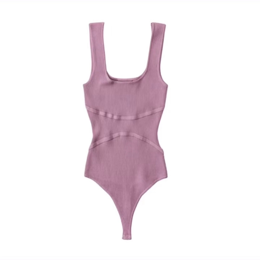 Lavender Thong Bodysuit